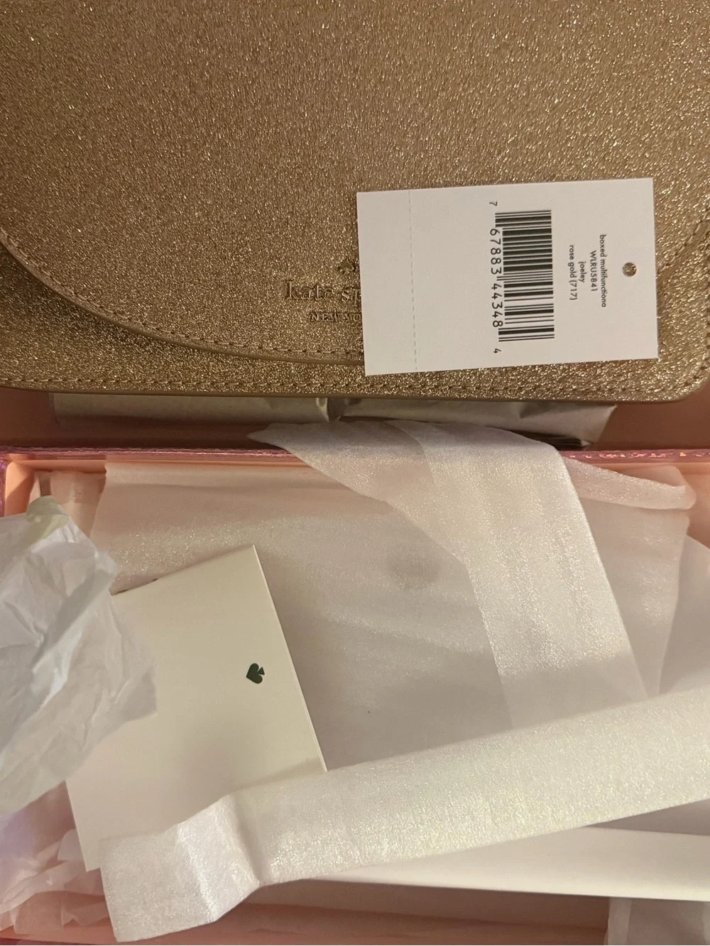 Kate Spade Metallic Gold Clutch